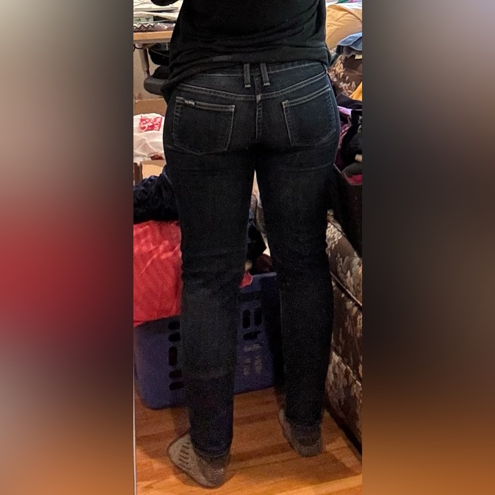 Women's Dark Blue Skinny Jeans—comfy!